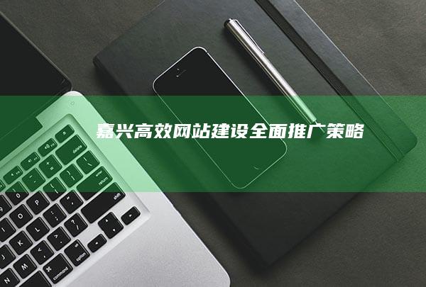 嘉兴高效网站建设全面推广策略